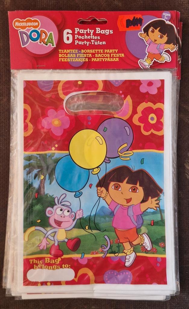 Dora uitdeelzakken., Hobby en Vrije tijd, Feestartikelen, Nieuw, Ophalen of Verzenden