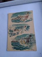 WATERSKIEN. ACHTER BOOT, Verzamelen, Ansichtkaarten | Themakaarten, Ophalen of Verzenden, 1940 tot 1960