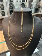 Prachtige 14k gouden balletjes set, Sieraden, Tassen en Uiterlijk, Kettingen, Ophalen of Verzenden, Nieuw, Goud