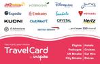 Travelcard cadeaubon 25,- euro, Cadeaubon