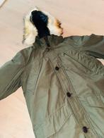 RQRD winterjas parka met bontkraag, Ophalen of Verzenden, Zo goed als nieuw, Maat 48/50 (M), Groen