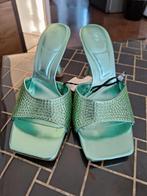 Zara Groene Hakken met Strass - maat 39, Pumps, Zara, Ophalen of Verzenden, Zo goed als nieuw