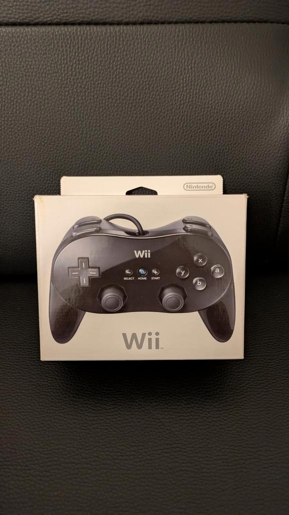 Wii Classic Controller Pro in doos, Spelcomputers en Games, Spelcomputers | Nintendo Consoles | Accessoires, Ophalen of Verzenden