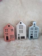 3 Hema grachtenpandjes huisjes, Ophalen of Verzenden