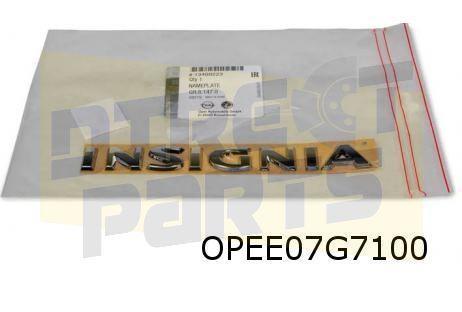 Opel Insignia B (6/17-) embleem tekst "insignia" achterzijde, Auto-onderdelen, Carrosserie en Plaatwerk, Opel, Nieuw, Verzenden