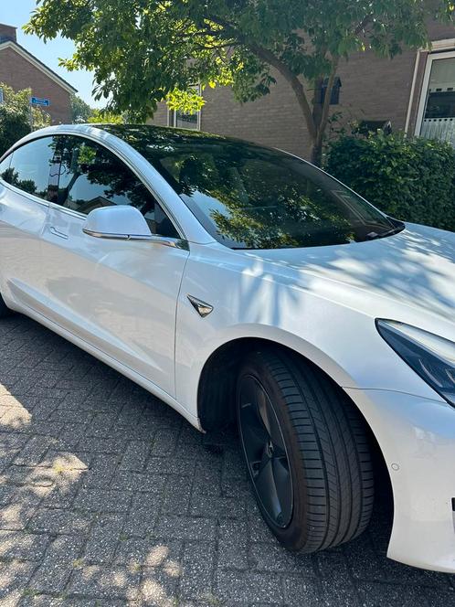 Tesla Model 3 2019 Wit, Auto's, Tesla, Bedrijf, Model 3, Elektrisch, Sedan, Automaat, Origineel Nederlands, Wit, Achterwielaandrijving