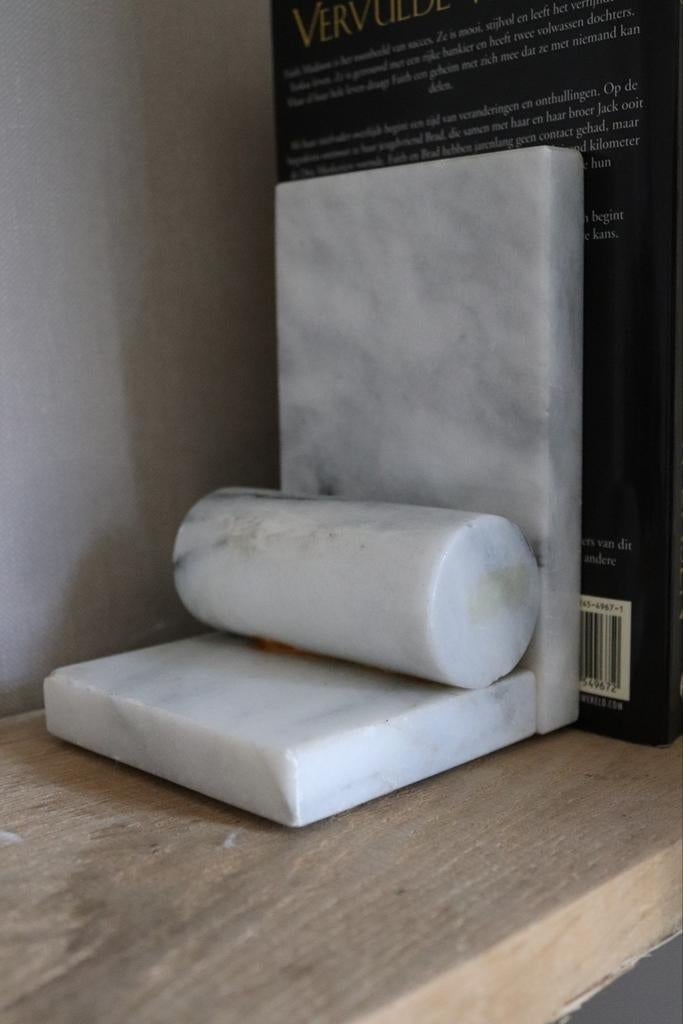 Vintage marmeren boekensteun, Antiek en Kunst, Ophalen of Verzenden