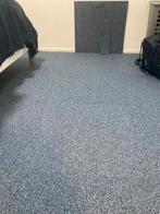 Vloer tapijttegels, Ophalen, 75 m² of meer, Tapijttegels, Gemêleerd blauwe vloertegels, warm-heldere look.