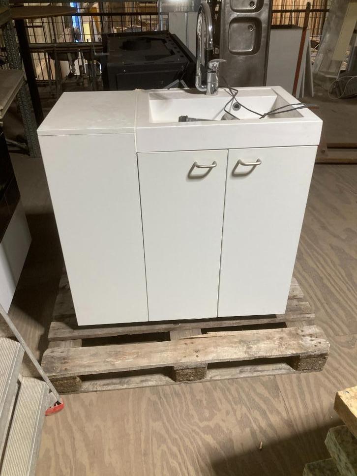 wastafels, Huis en Inrichting, Badkamer | Badkamermeubels, Gebruikt, Wasbak of Wastafel, Minder dan 100 cm, 50 tot 100 cm, 25 tot 50 cm