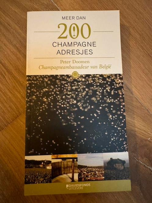 Peter Doomen - Meer dan 200 Champagneadresjes, Boeken, Kookboeken, Zo goed als nieuw, Verzenden