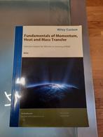 Fundamentals of Momentum, Heat and Mass Transfer 5th ed, Boeken, Wiley, Beta, Ophalen of Verzenden, Zo goed als nieuw