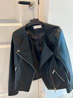 Faux lather biker jacket Mango size S black zwart jas, Nieuw, Jasje, Mango, Maat 36 (S)