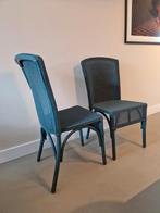 Blauwe Lloyd Loom stoel in goede staat, Ophalen