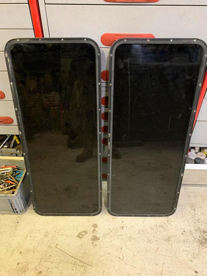 Defender 110 Stationwagon Achterramen, Auto-onderdelen, Ruiten en Toebehoren, Land Rover, Gebruikt, Ophalen of Verzenden