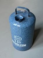 Vintage Esso Petroleum Kan - Blauw Metaal, Ophalen