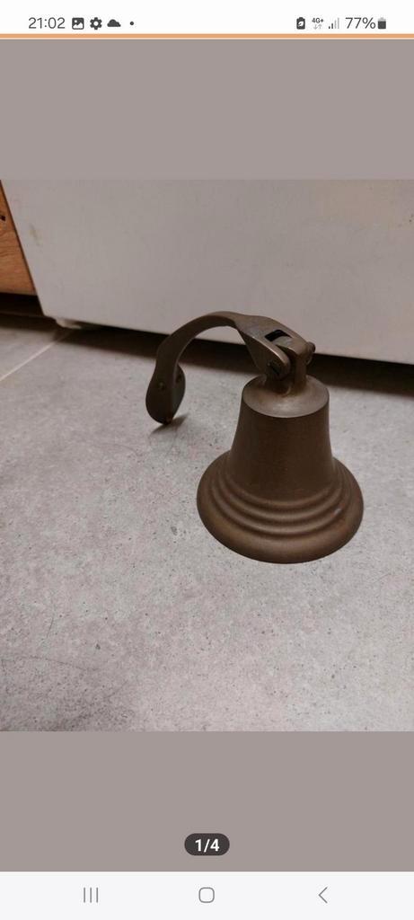 Barbel puberwekbel bel borrelbel scheepsbel, Antiek en Kunst, Antiek | Koper en Brons, Ophalen of Verzenden