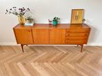 Vintage dressoir sideboard teak hout jaren 50/60/70, Ophalen, Gebruikt, 200 cm of meer, 25 tot 50 cm