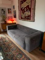 Kave Home Blok ribflueel grijs 3 zits bank, Ophalen, Tweepersoons, 75 tot 100 cm, Zo goed als nieuw