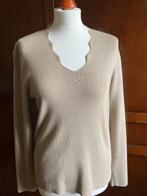 PURDEY truitje beige/goud XL, Maat 38/40 (M), Verzenden, Beige, Zo goed als nieuw