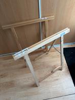 2 Houten Schragen, Ophalen, Gebruikt, 70 tot 120 cm, Inklapbaar