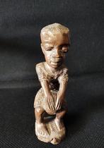 Antieke Afrikaanse Ere Ibeji Yoruba hout Nigeria beeldje, Verzenden