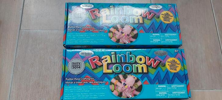 Originele Rainbow Loom Set - ZGAN, Hobby en Vrije tijd, Knutselen, Zo goed als nieuw, Materiaal, Ophalen of Verzenden