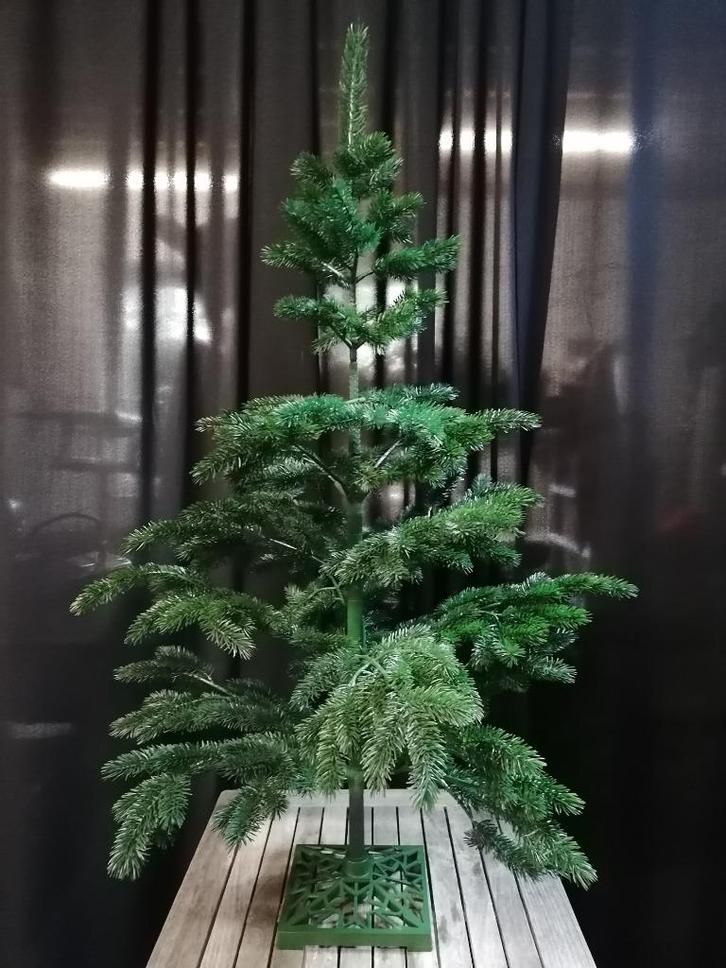 Vintage Duitse kerstboom 1,5m, Diversen, Kerst, Zo goed als nieuw, Ophalen