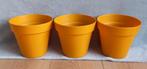 Gele bloempotten van easyday, Tuin en Terras, Bloempotten, Kunststof, Rond, Nieuw, Ophalen of Verzenden
