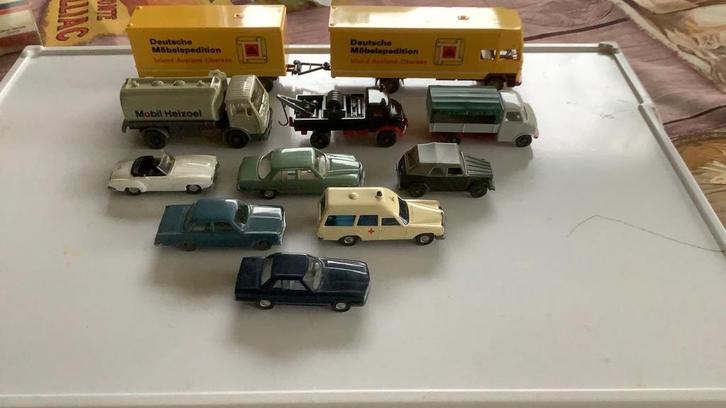 Tien Wiking modellen uit de oude doos. Zeer verschillend., Hobby en Vrije tijd, Modelauto's | 1:87, Zo goed als nieuw, Auto, Wiking