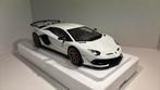 Lamborghini Aventador svj white autoart 1.18, Hobby en Vrije tijd, Modelauto's | 1:18, Ophalen of Verzenden, Autoart, A, A