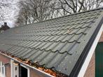 Dakpan profielplaten incl zetwerk, Ophalen, Steen of Klei, Zo goed als nieuw, 15 m² of meer