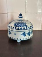Delfts Blauw Potje met Deksel – Friese Afdelingen, Antiek en Kunst, Ophalen of Verzenden