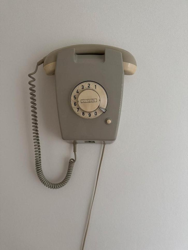 PTT Wand telefoon W65, Telecommunicatie, Vaste telefoons | Niet Draadloos, Gebruikt, Met draaischijf, Ophalen of Verzenden