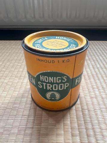 Vintage Honig's Stroop Blik - Koog a/d Zaan beschikbaar voor biedingen