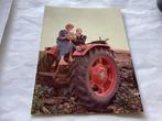 Delft Dirk Jan Bragaar Foto van een koppeltractor 15 x 18, 1960 tot 1980, Gebruikt, Foto, Ophalen of Verzenden