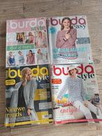 4 Burda mode patronen bladen, Ophalen of Verzenden, Vrouw, Overige typen, Burda