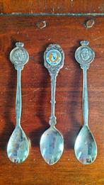 3 verzilverde lepels theelepels koninklijk Beatrix Juliana W, Verzamelen, Ophalen of Verzenden