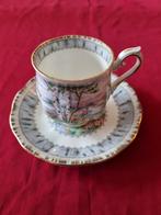 Kop en Schotel, Royal Albert, Silver Birch, Bone China., Ophalen of Verzenden, Zo goed als nieuw, Kop en/of schotel