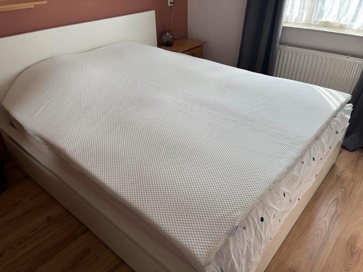 Ikea Nastaberg Topmatras 160x200, Huis en Inrichting, Slaapkamer | Matrassen en Bedbodems, Gebruikt, Matras, 160 cm, 200 cm, Tweepersoons