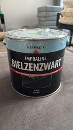 Impraline bielzen zwart, Doe-het-zelf en Verbouw, Verf, Beits en Lak, Minder dan 5 liter, Ophalen, Zo goed als nieuw, Verf