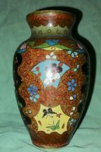 Klein Japans cloisonné vaasje, , Meiji, 19e eeuw, Ophalen of Verzenden