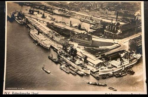 Rotterdamsche Lloyd Haven Rotterdam jaren 30 Lloydkwartier, Verzamelen, Ansichtkaarten | Nederland, Ophalen of Verzenden