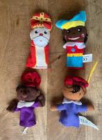 Vingerpoppetjes Sinterklaas en drie Pietjes, Ophalen of Verzenden, Gebruikt