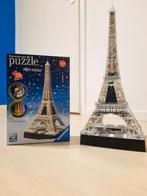 Ravensburger 3D puzzel Eiffeltoren night edition, Ophalen of Verzenden, Minder dan 500 stukjes, Zo goed als nieuw, Rubik's of 3D-puzzel