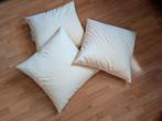 Ikea Fjädrar binnenkussen, 3 stuks, Huis en Inrichting, Ophalen, Gebruikt, Wit, Vierkant
