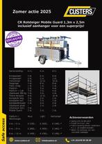 Custers Rolsteiger 1.35x2.50x10.3m ZOMER-ACTIE!, Ophalen of Verzenden, Nieuw, Rolsteiger of Kamersteiger, 5 meter of hoger
