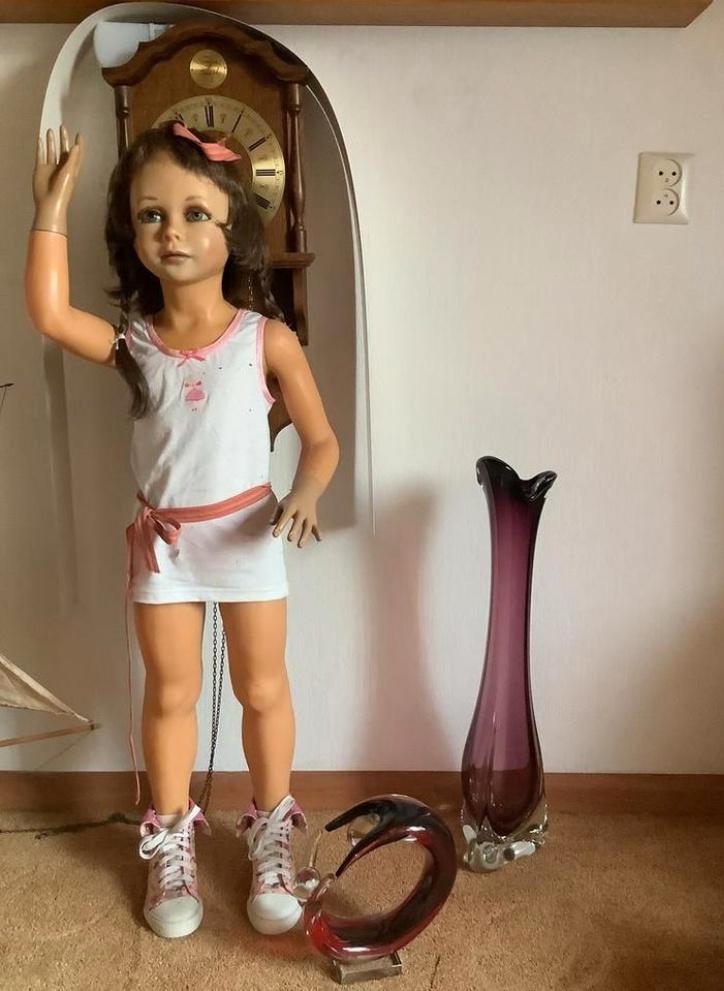 Etalage pop, Verzamelen, Poppen, Gebruikt, Pop, Ophalen