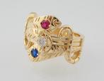 Zware 14k Gouden Ring Slangring Herenring Slangenring 21.5, Sieraden, Tassen en Uiterlijk, Ringen, 20 of groter, Heer, Nieuw, Ophalen of Verzenden