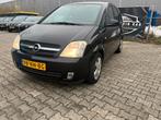 Opel Meriva 1.6 16V 2003 Zwart, Auto's, 65 €/maand, Stof, 4 cilinders, Zwart