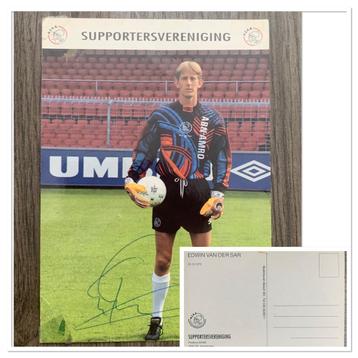 Edwin Van Der Sar (Ajax Amsterdam) SpelersKaart “Gesigneerd” beschikbaar voor biedingen